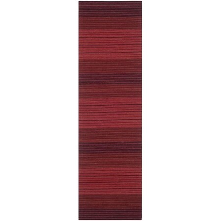 Safavieh Marbella Hand Woven Runner Rug- Red- 2 ft. 3 in. x 6 ft. MRB275A-26